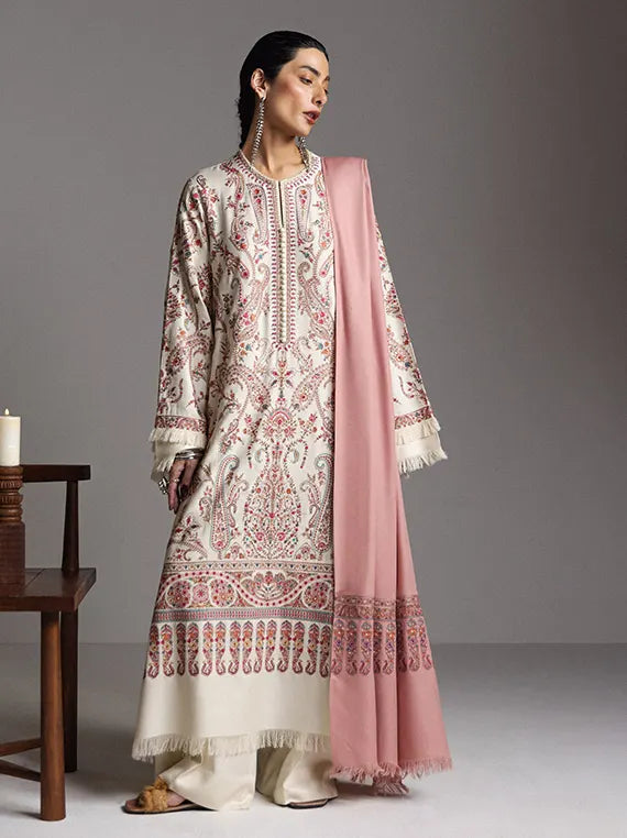 Saraab by Zara Shahjahan Unstitched Luxury Marina Collection 26 (PASHM-D4)