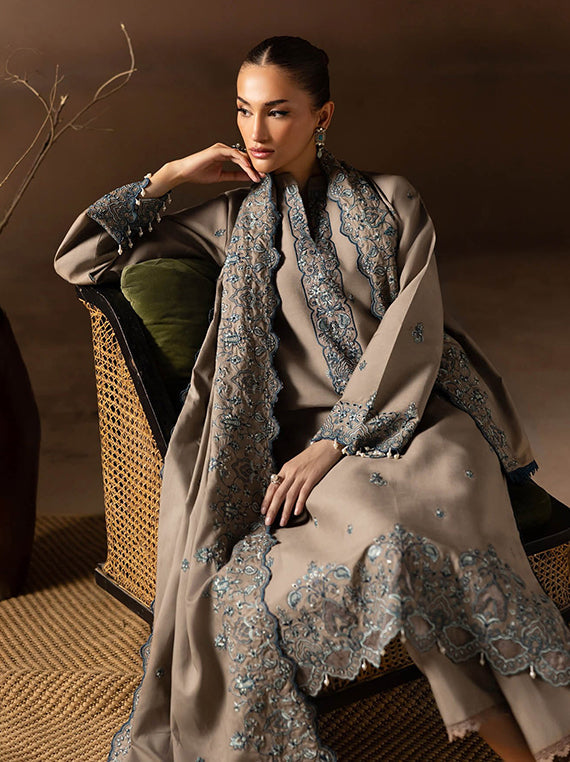 Sareen Premium Chikankari Viscose Collection 2025 By Rajbari (D-03)