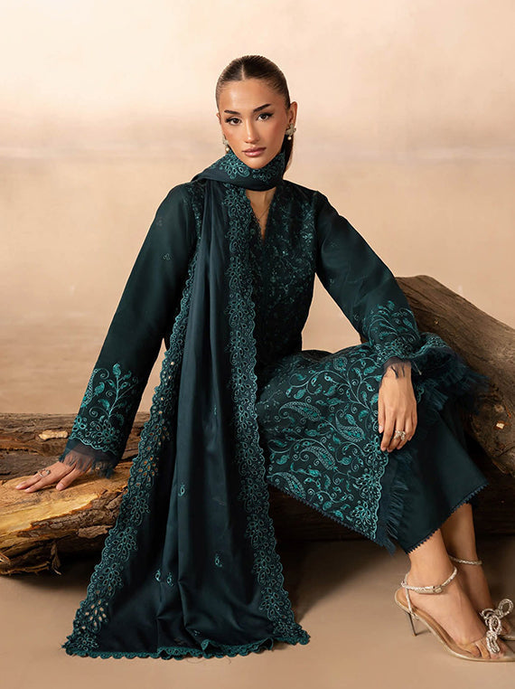 Sareen Premium Chikankari Viscose Collection 2025 By Rajbari (D-08)