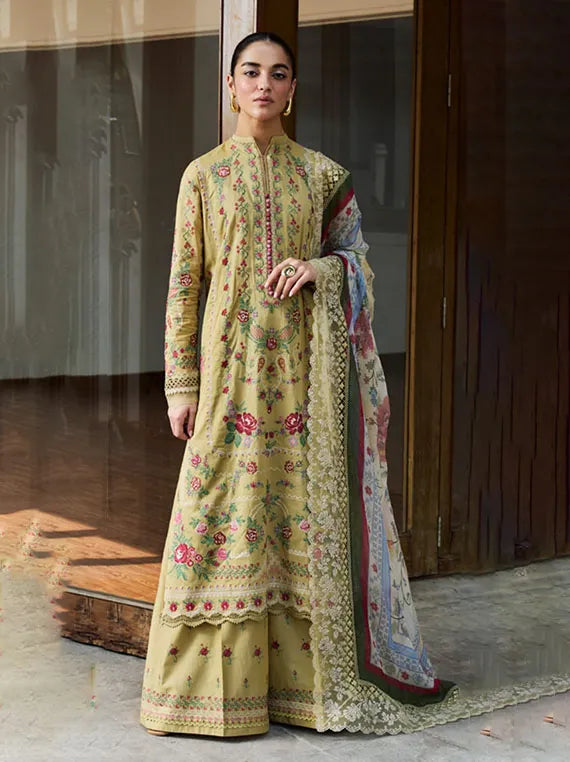 Satori Luxury Lawn Collection 2025 By Zara Shahjahan (HIKARI-7B)