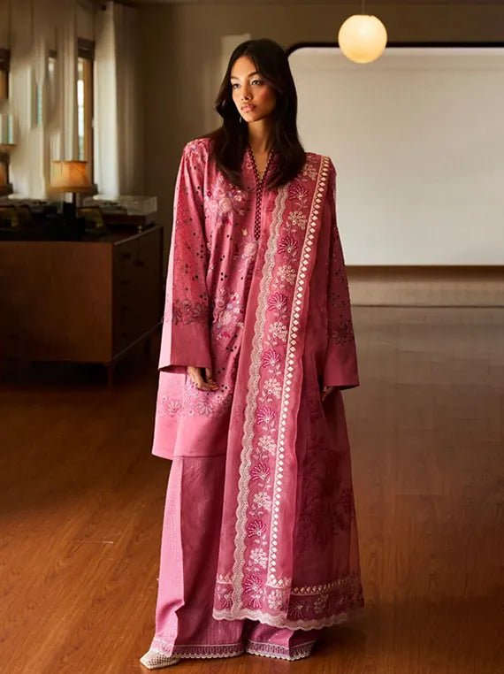 Satori Luxury Lawn Collection 2025 By Zara Shahjahan (KAIRO-10B)