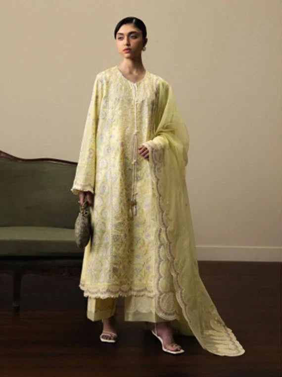 Satori by Zara Shahjahan Luxury Lawn Collection 2026 (HINATA)