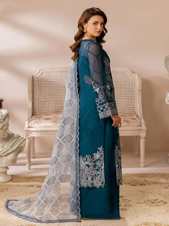 Satrangi by Ramsha Chiffon Embroidered Collection 2026 (ST-101)