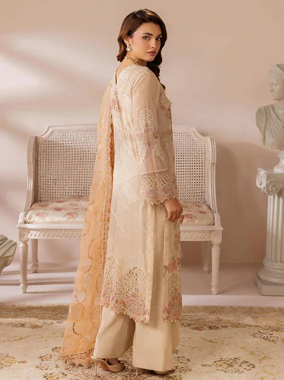 Satrangi by Ramsha Chiffon Embroidered Collection 2026 (ST-102)