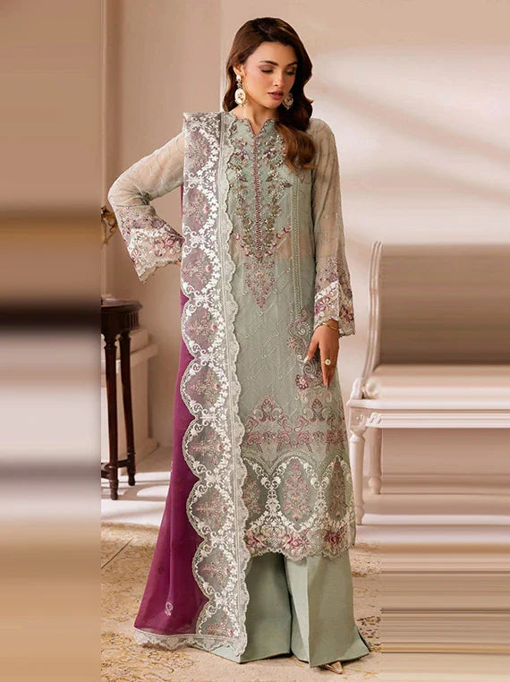 Satrangi by Ramsha Chiffon Embroidered Collection 2026 (ST-104)