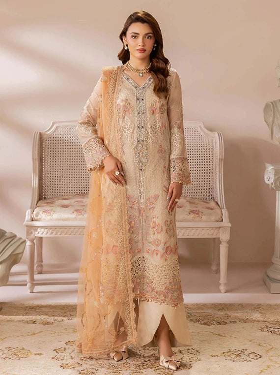 Satrangi by Ramsha Chiffon Embroidered Collection 2026 (ST-102)