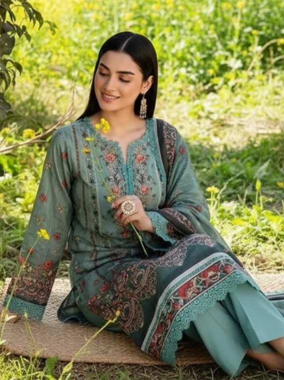 Saugaat by Eleganza Premium Lawn Collection 2026 Vol-70 (D-01)