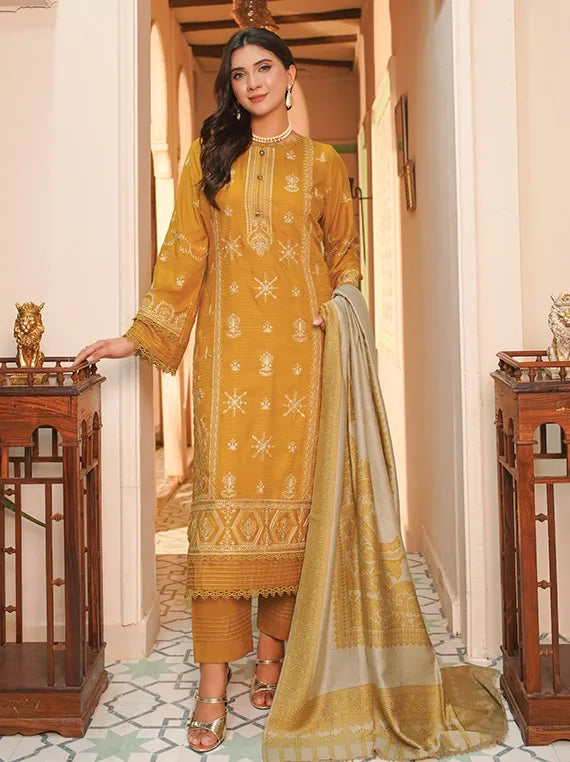 Sehar Bano Embroidered Dhanak Collection 2025 by Manizay (D-05)