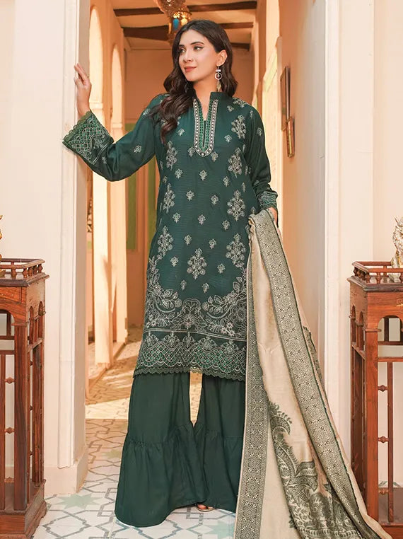 Sehar Bano Embroidered Dhanak Collection 2025 by Manizay (D-06)