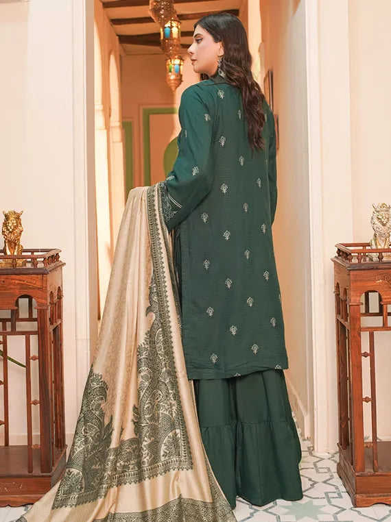 Sehar Bano Embroidered Dhanak Collection 2025 by Manizay (D-06)