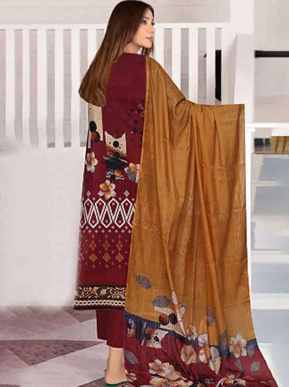 Sehar Embroidered Viscose Collection 2024 By Hania Hadia Vol-519 (D-02)