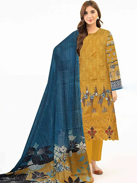 Sehar Embroidered Viscose Collection 2024 By Hania Hadia Vol-519 (D-08)