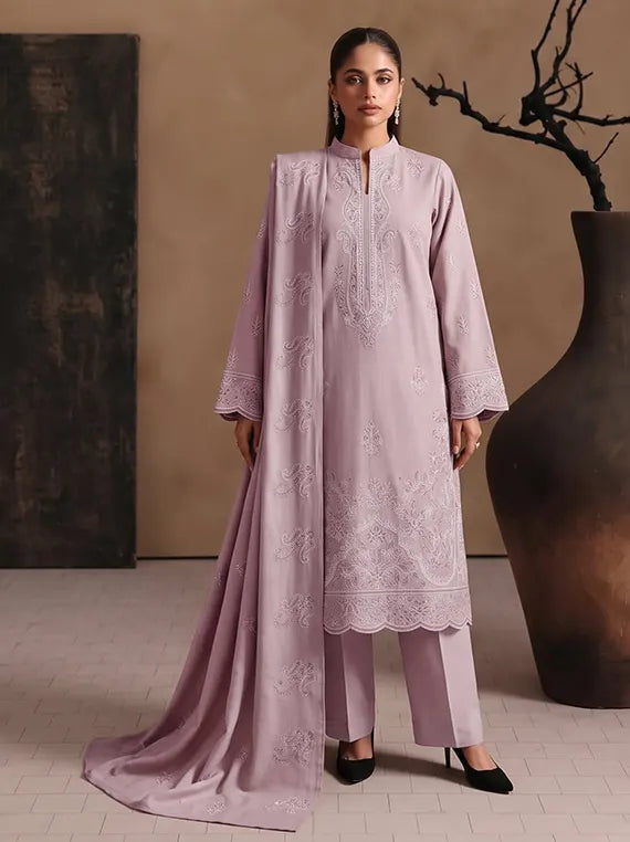 Seher by Eleganza Embroidered Peach Unstitched Collection'26 Vol-128 (D-06)