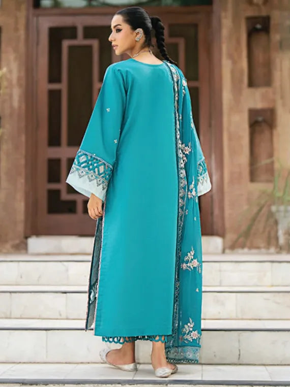 Selin Embroidered Lawn Collection 2025 by HumDum (D-01)