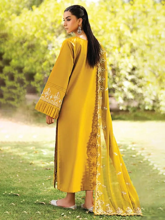 Selin Embroidered Lawn Collection 2025 by HumDum (D-03)