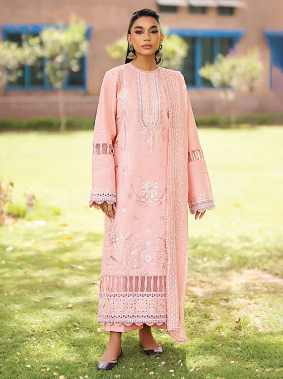 Selin Embroidered Lawn Collection 2025 by HumDum (D-04)