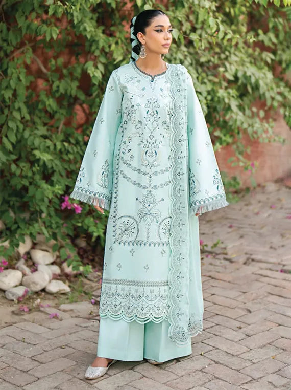 Selin Embroidered Lawn Collection 2025 by HumDum (D-06)
