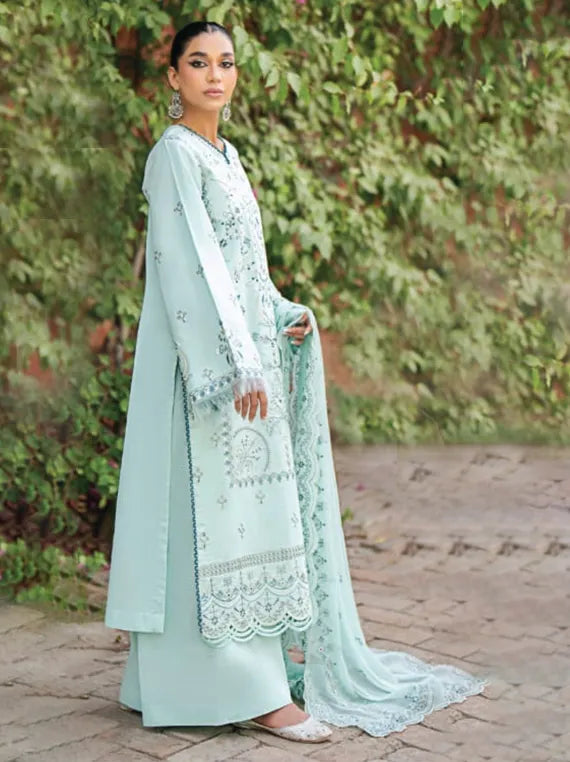 Selin Embroidered Lawn Collection 2025 by HumDum (D-06)