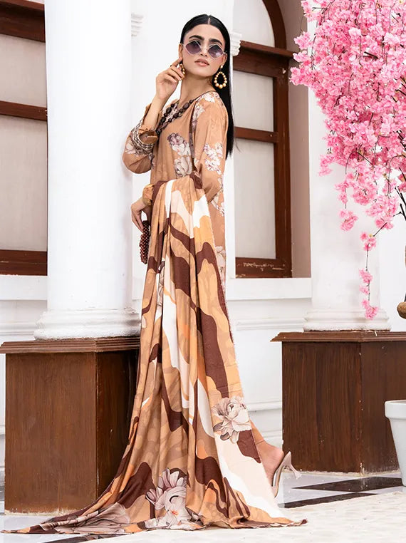 Sephora Print Zari Leather Peach Collection 2025 (D-05)
