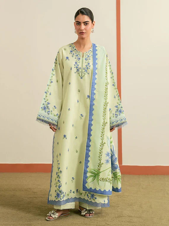 Seran Essentials Printed Lawn Collection 2026 Vol-02 (D1-ASTERA)