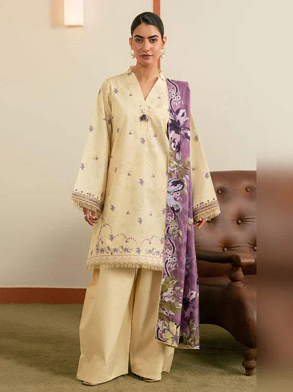 Seran Essentials Printed Lawn Collection 2026 Vol-02 (D2-AVIELLE)