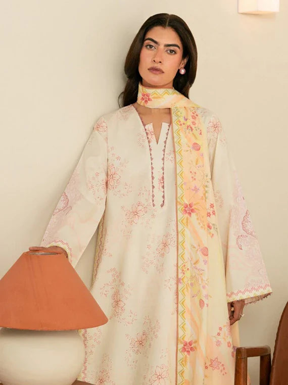 Seran Essentials Printed Lawn Collection 2026 Vol-02 (D6-MAELLE)