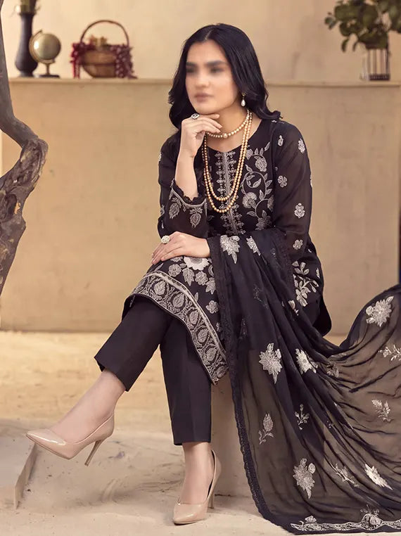 Seran by Fantak Unstitched Karandi Lawn Collection'26 V-525 (D-02)
