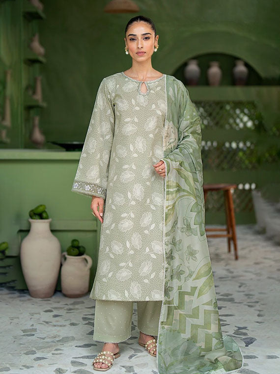 Seran Premium Lawn Collection 2026 (Pistache)