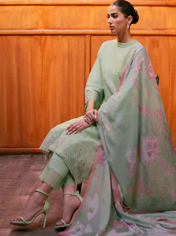 Seran Premium Lawn Collection 2026 (Ziniya)