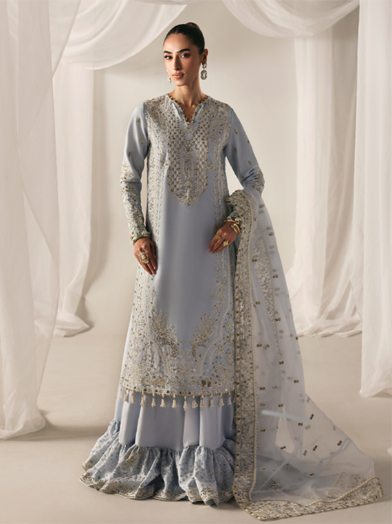 Serein By Emaan Adeel Premium Embroidered Raw Silk Collection 2025 (OPULENT OASIS)