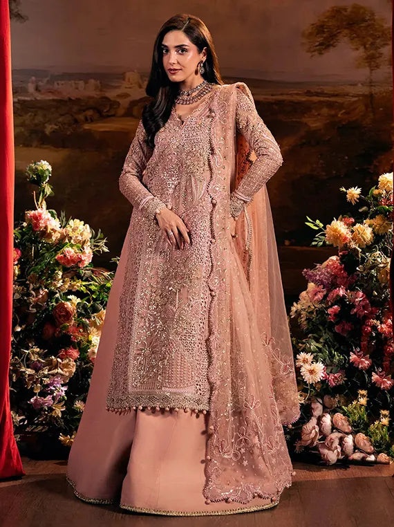 Serenade by Elaf Unstitched Embroidered Organza Formal Collection'26 (EHM-03 VALENTINA)