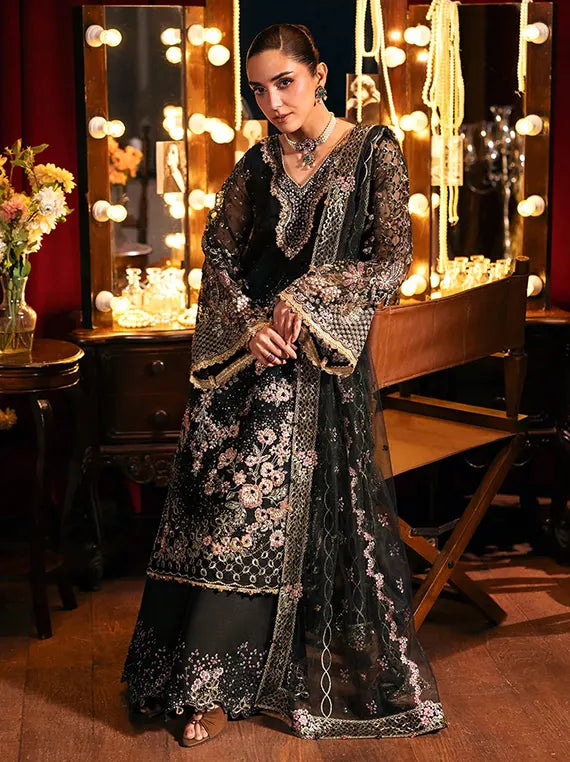 Serenade by Elaf Unstitched Embroidered Organza Formal Collection'26 (EHM-05 MASQUERADE)