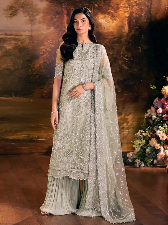 Serenade by Elaf Unstitched Embroidered Organza Formal Collection'26 (EHM-08 ELYSIA)