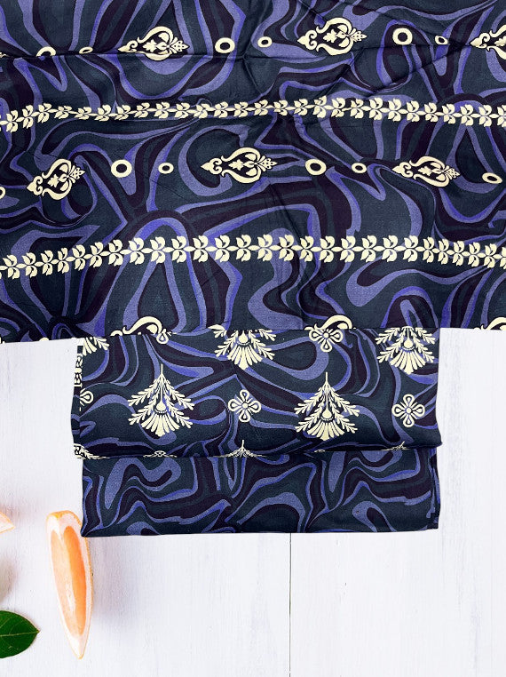 Serene Hues Printed Linen Edit25 Vol-CG-19 (CG19-12)