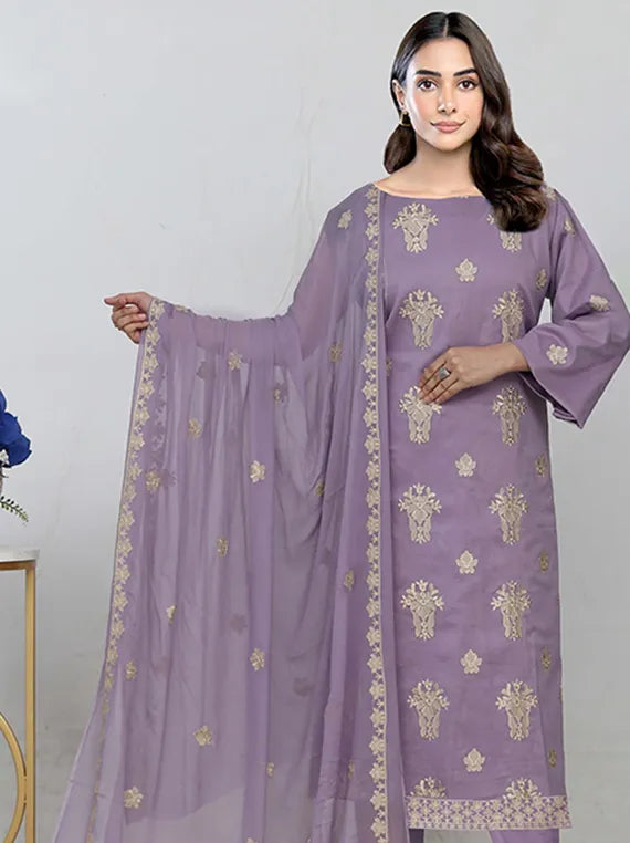 Shafaq Lawn Collection 2025 Vol-09 By Chawla Fabrics (D-01)