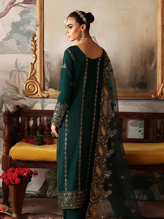 Shagna by Ramsha Embroidered Raw Silk Collection 2025 (S-03)