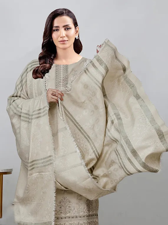 Shahi Zari Leather Peach Collection 25 Vol-16 Chawla Fabric (D-04)