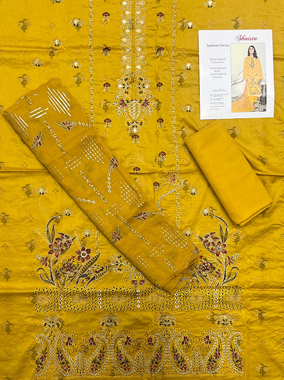 Shaista Embroidered Lawn Edit25 Vol-PU08 (PU08-04)