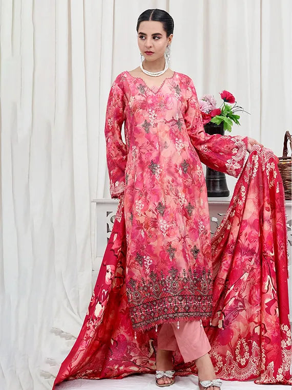 Shaista Embroidered Stone Viscose Collection 2025 (D337)