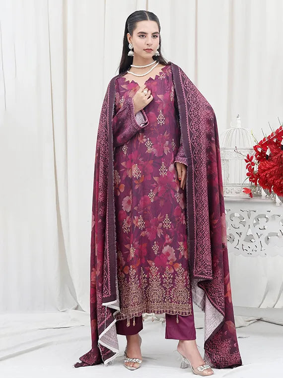 Shaista Embroidered Stone Viscose Collection 2025 (D342)