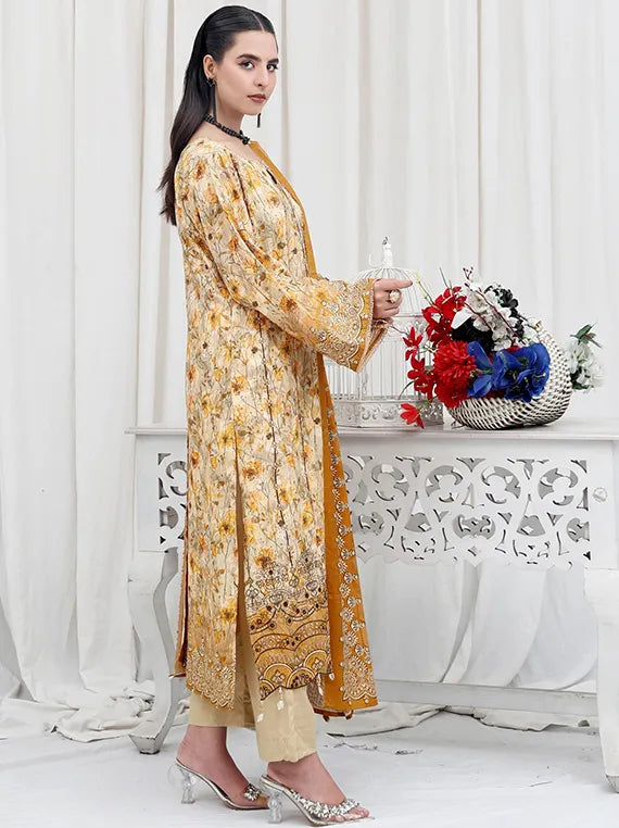 Shaista Embroidered Stone Viscose Collection 2025 (D343)