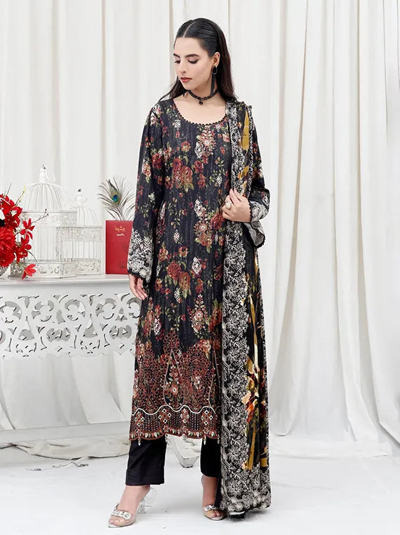 Shaista Embroidered Stone Viscose Collection 2025 (D344)