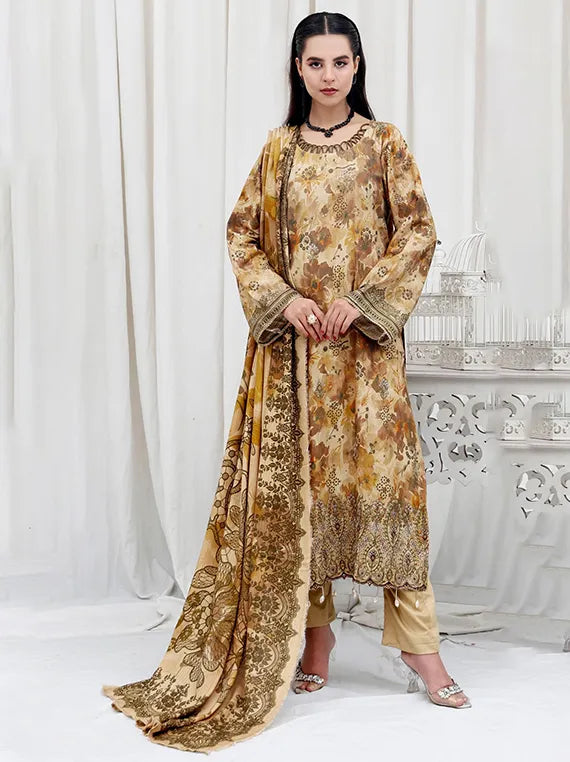 Shaista Embroidered Stone Viscose Collection 2025 (D345)