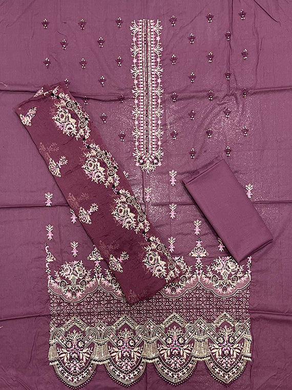Shaista Embroidered Swiss Lawn Edit25 Vol-PU09 (PU09-03)