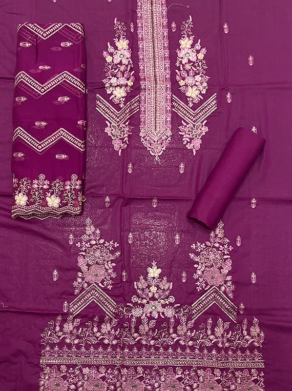 Shaista Embroidery Tila Work Lawn Edit25 Vol-PU12 (PU12-02)