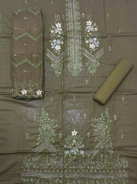 Shaista Embroidery Tila Work Lawn Edit25 Vol-PU12 (PU12-08)