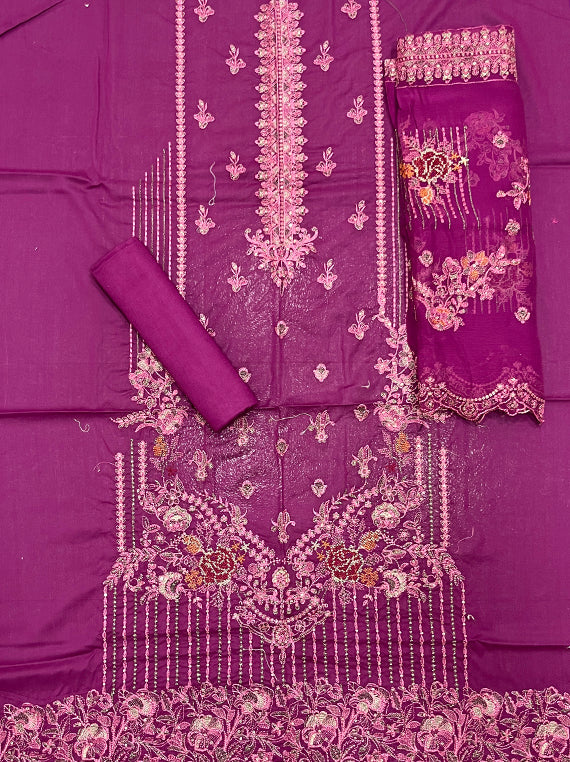 Shaista Embroidery Tila Work Lawn Edit25 Vol-PU13 (PU13-02)