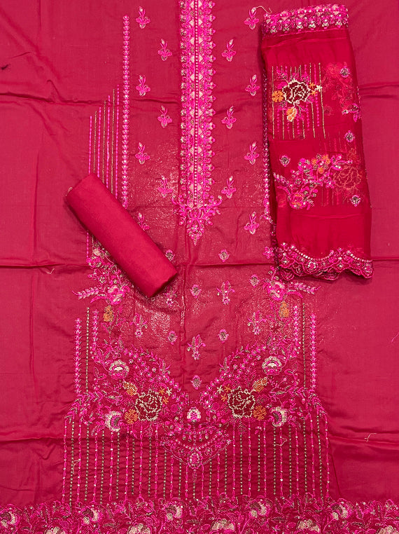 Shaista Embroidery Tila Work Lawn Edit25 Vol-PU13 (PU13-03)