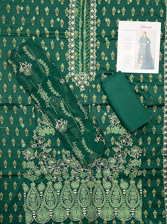 Shaista Jacquard Embroidered Lawn Edit25 Vol-PU11 (PU11-05)