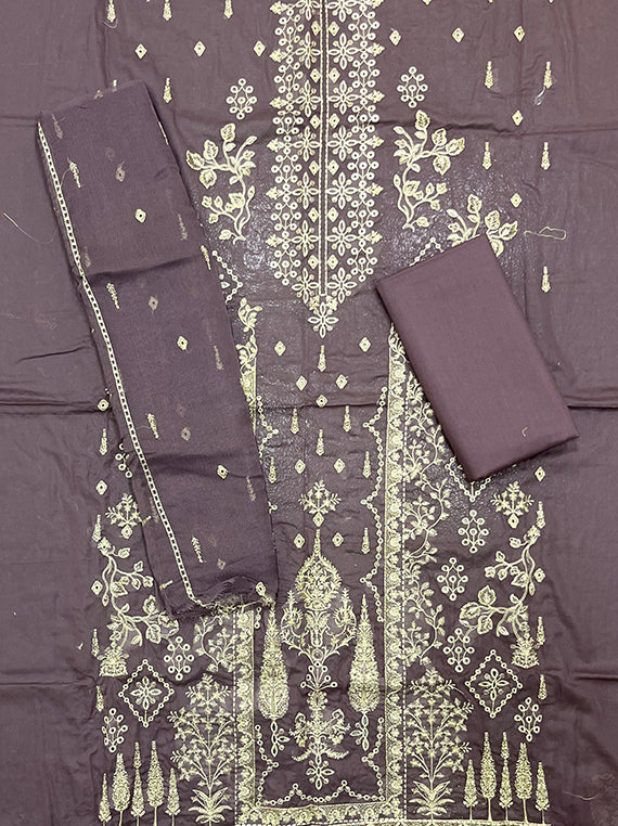 Shaista Laser Cut Embroidered Lawn Edit25 Vol-PU14 (PU14-01)